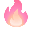 pink fire jam Discord emoji — free animated GIF download