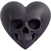 blackgothskullheart Discord emoji — free static PNG download