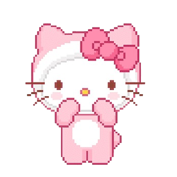 8bit hello kitty Discord emoji — free static PNG download