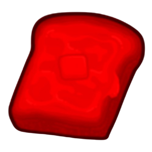 red toast Discord emoji — free static PNG download