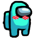 amongus shy Discord emoji — free static PNG download