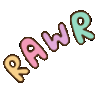 rawr Discord emoji — free static PNG download