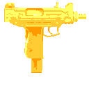 uzi gold Discord emoji — free animated GIF download
