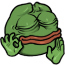 pepe justright Discord emoji — free static PNG download