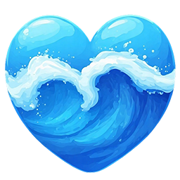 heart blue water2 Discord emoji — free static PNG download