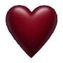dark red heart Discord emoji — free animated GIF download