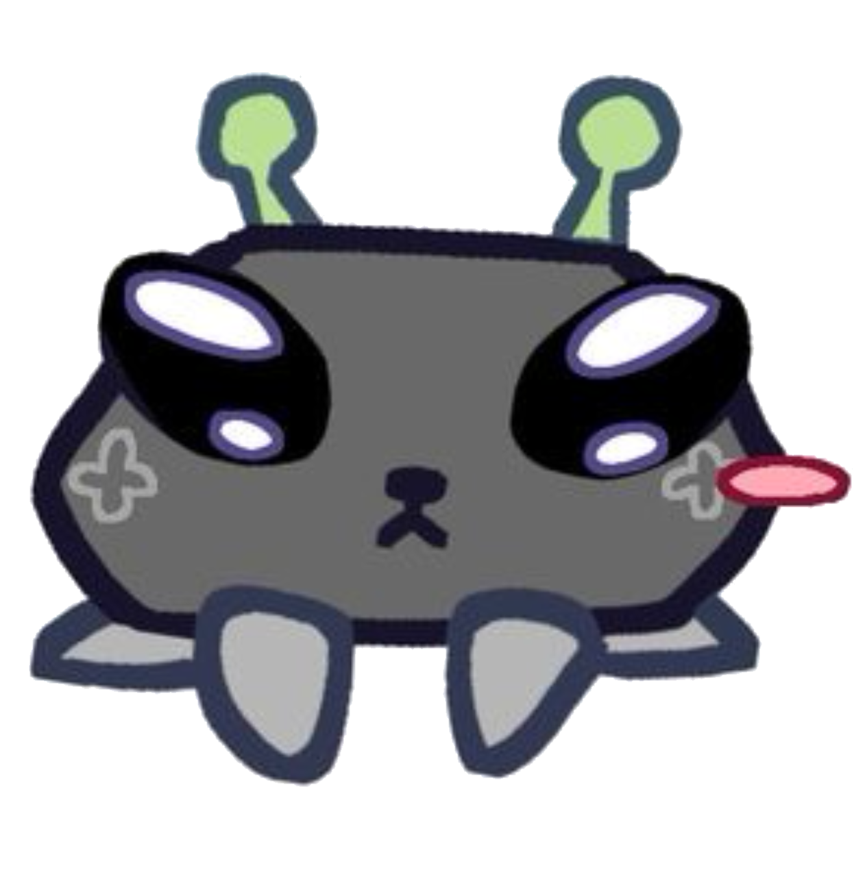 alien pebble Discord emoji — free static PNG download