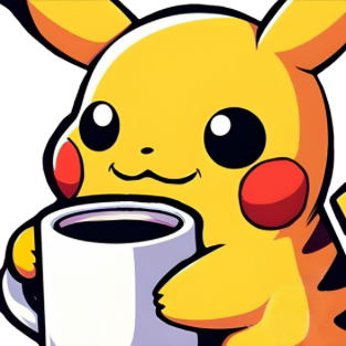 coffee pikachu Discord emoji — free static PNG download