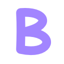 purple b Discord emoji