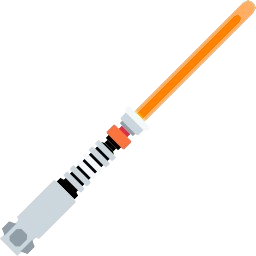 orangelightsaber Discord emoji — free static PNG download