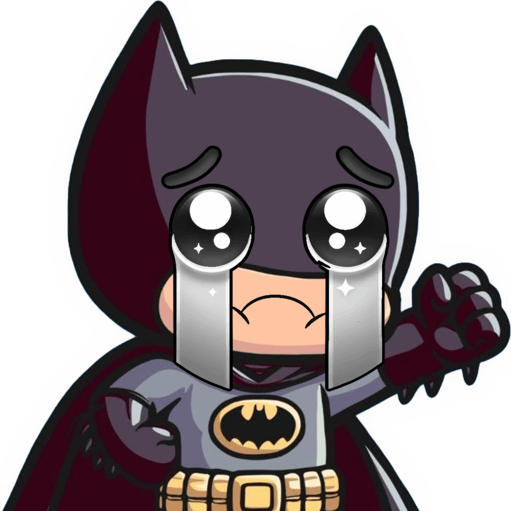 batman sadcrying Discord emoji — free static PNG download