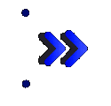 animated arrow blue Discord emoji — free animated GIF download