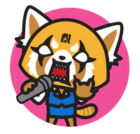 aggretsuko Discord emoji — free static PNG download