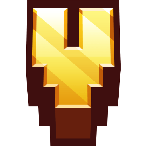 minecraft gold v Discord emoji — free static PNG download