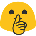 shh blob Discord emoji — free static PNG download