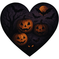 halloween heart Discord emoji — free static PNG download
