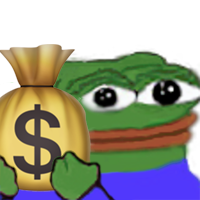 pepe moneybag Discord emoji — free static PNG download
