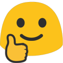 thumbsupblob Discord emoji — free static PNG download