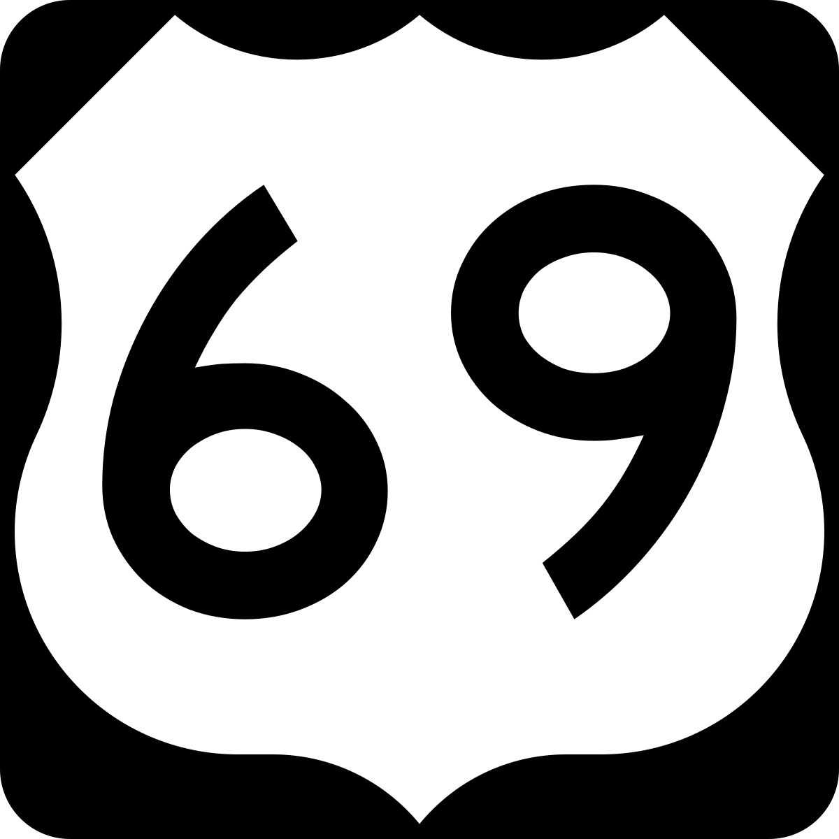 us highway route 69 Discord emoji — free static PNG download