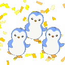 celebrate pengu Discord emoji - free download