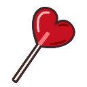 heart lollipop Discord emoji — free static PNG download