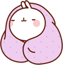 Cozy bun Discord emoji — free static PNG download