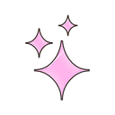 pinkglitter Discord emoji — free static PNG download