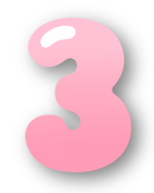 number three 3 pink Discord emoji — free static PNG download