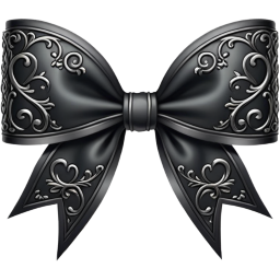 gothic bow Discord emoji — free static PNG download