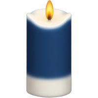 bluewhite candle Discord emoji — free static PNG download
