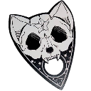 werewolf skull Discord emoji — free static PNG download