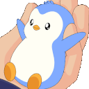 penguhand Discord emoji — free animated GIF download