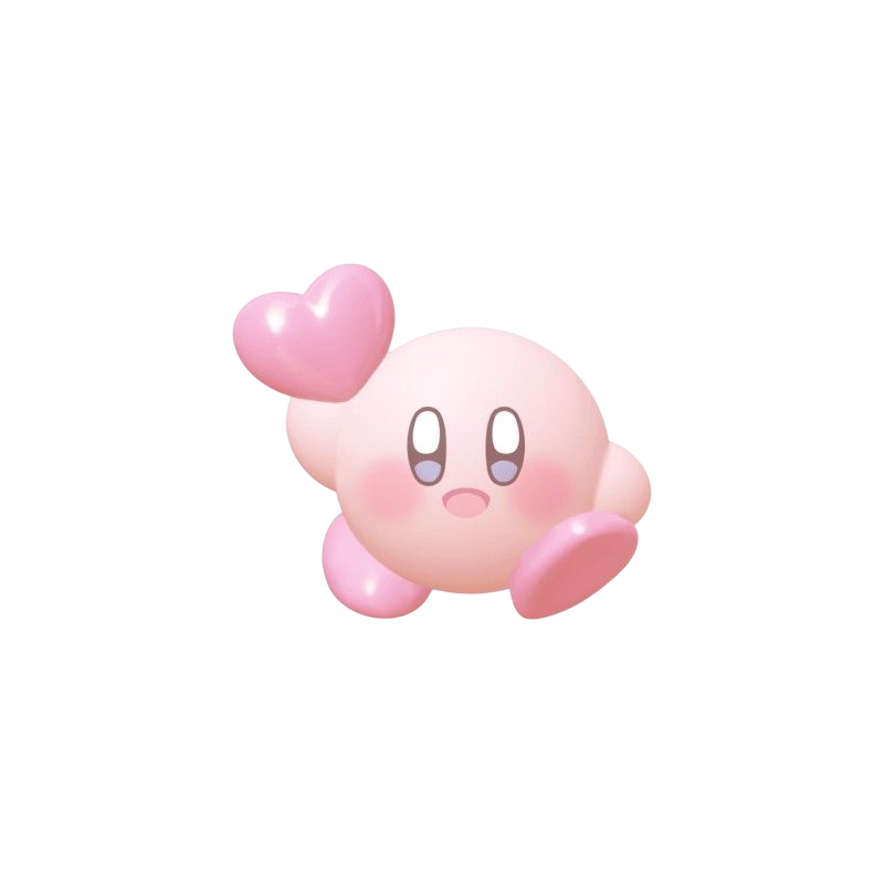 kirby heart Discord emoji — free static PNG download