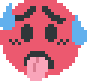 b hot face Discord emoji — free static PNG download