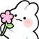 bunnyflower Discord emoji — free static PNG download