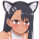 nagatoro neko Discord emoji — free static PNG download