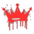 reddrippingglowingcrown Discord emoji — free static PNG download