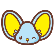 flat wink Discord emoji — free static PNG download