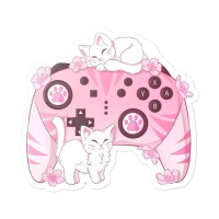 cat ps gamepad Discord emoji — free static PNG download