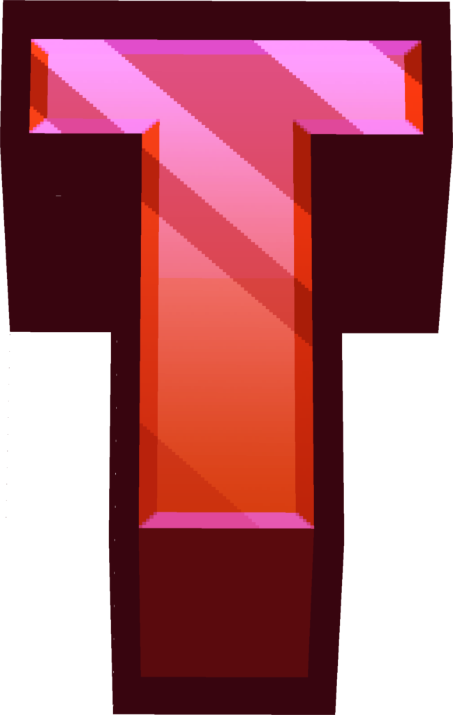 minecraft red t Discord emoji — free static PNG download