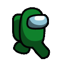 running green Discord emoji — free animated GIF download