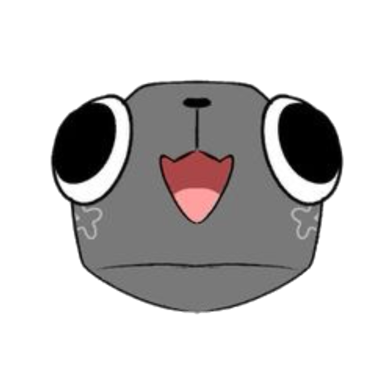 happy pebble Discord emoji — free static PNG download