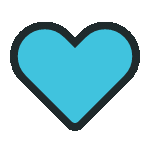 lightblueheartgif Discord emoji — free animated GIF download