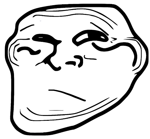worried trollface Discord emoji — free static PNG download