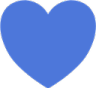 blue heart 2 Discord emoji — free static PNG download