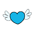 lightblueflyingheart Discord emoji — free animated GIF download