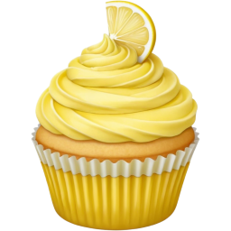 lemon cupcake Discord emoji — free static PNG download