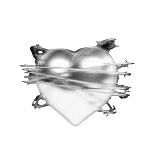 cyber barbedheart Discord emoji — free static PNG download