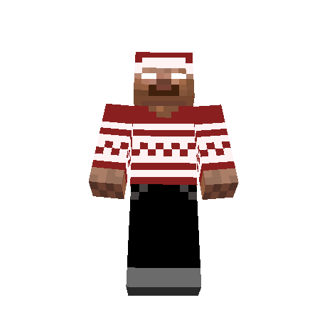herobrine christmas Discord emoji — free static PNG download