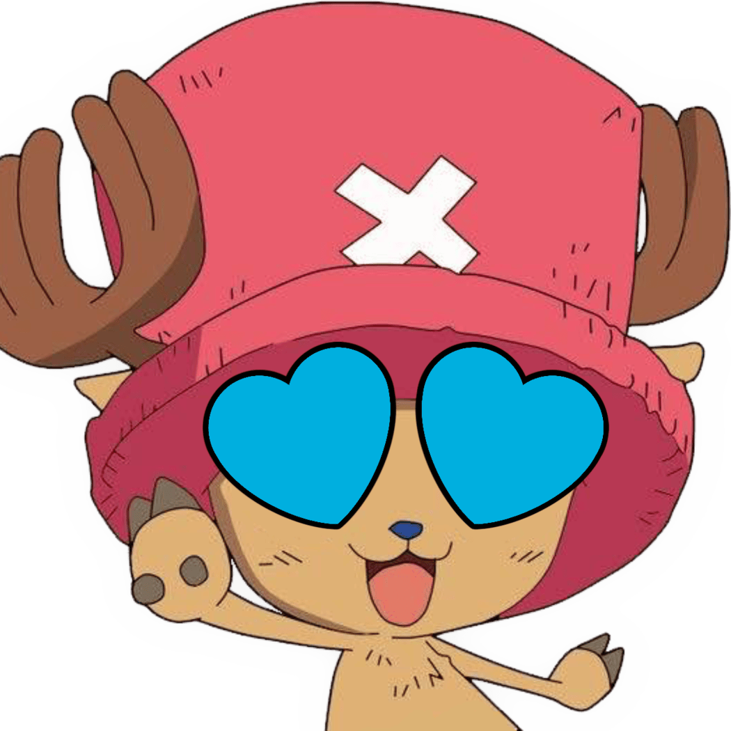 chopper heartblueeyes Discord emoji — free static PNG download